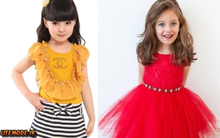 مدل زیبای لباس مجلسی کودکانه دختر بچه ها